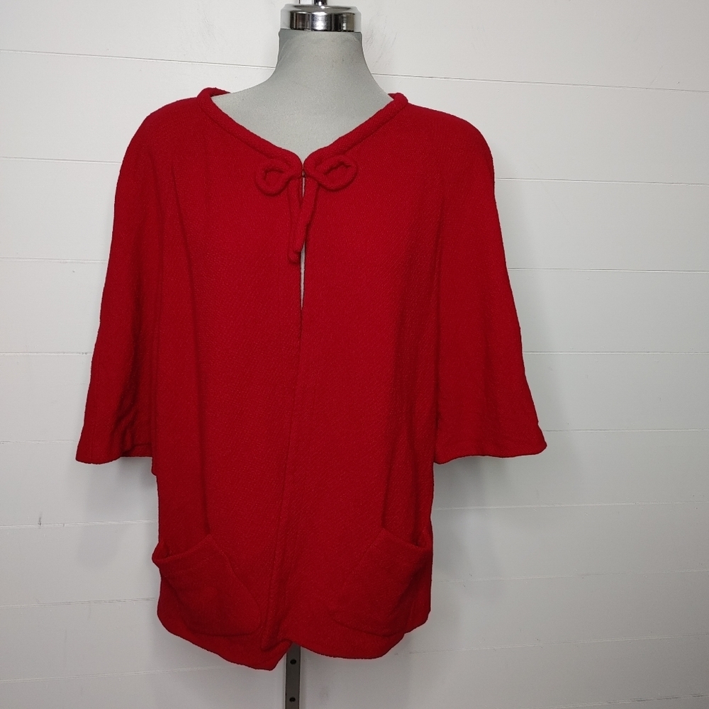 St. John Collection bow jacket O/S - Picture 2 of 12
